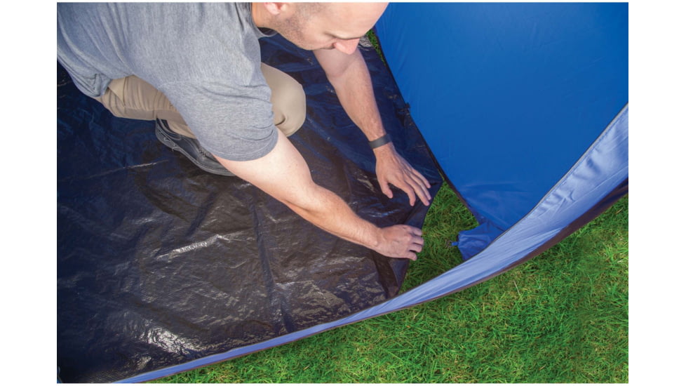 Stansport All Weather Pop-Up Private Shelter, Blue, 48L x 48W x 84H, 738-300-50