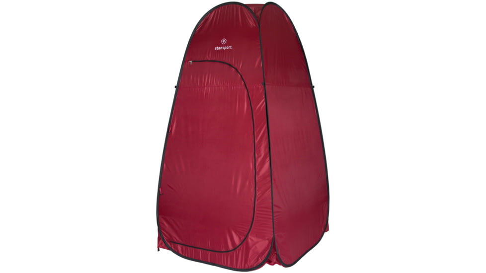 Stansport All Weather Pop-Up Private Shelter, Red, 48L x 48W x 84H, 738-300-60