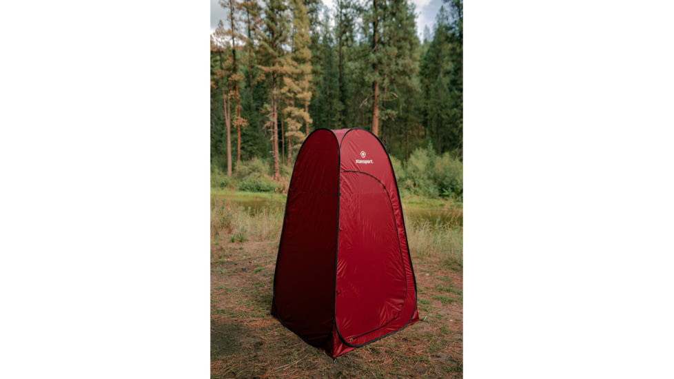 Stansport All Weather Pop-Up Private Shelter, Red, 48L x 48W x 84H, 738-300-60