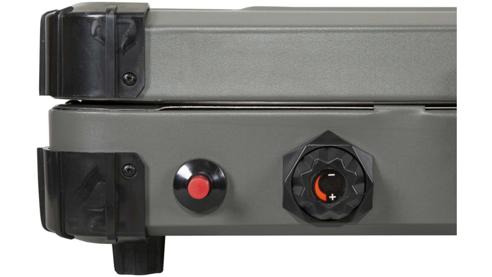 Stansport Boulder Series 2-Burner Propane Stove, 2x 25K BTU Burners, Gray, 24.24L x 17W x 15.5H, 212-700