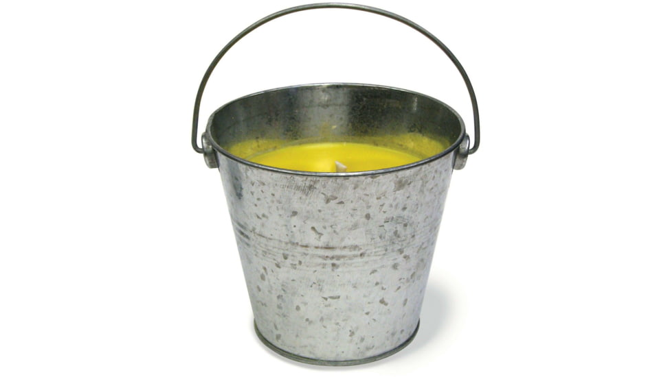Stansport Bug Repellent Citronella Candle, 14 oz, Stainless/Yellow, Large, 125