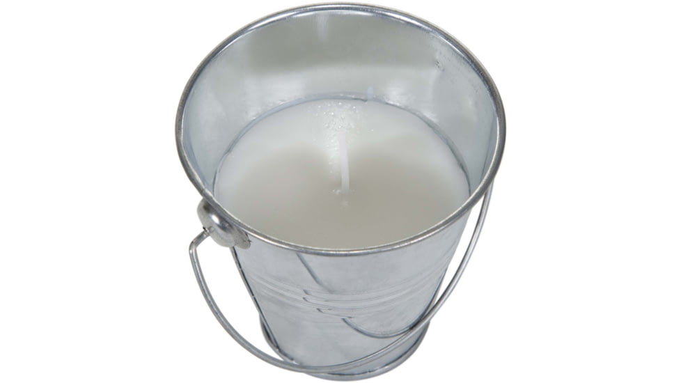 Stansport Bug Repellent Citronella Candle, 5 oz, Stainless/White, Small, 124