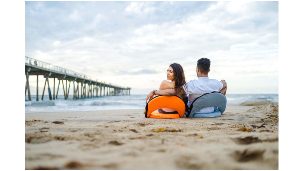 Stansport Aluminum Beach / Camp / Sport Chair, Gray, Gray, G-6-25