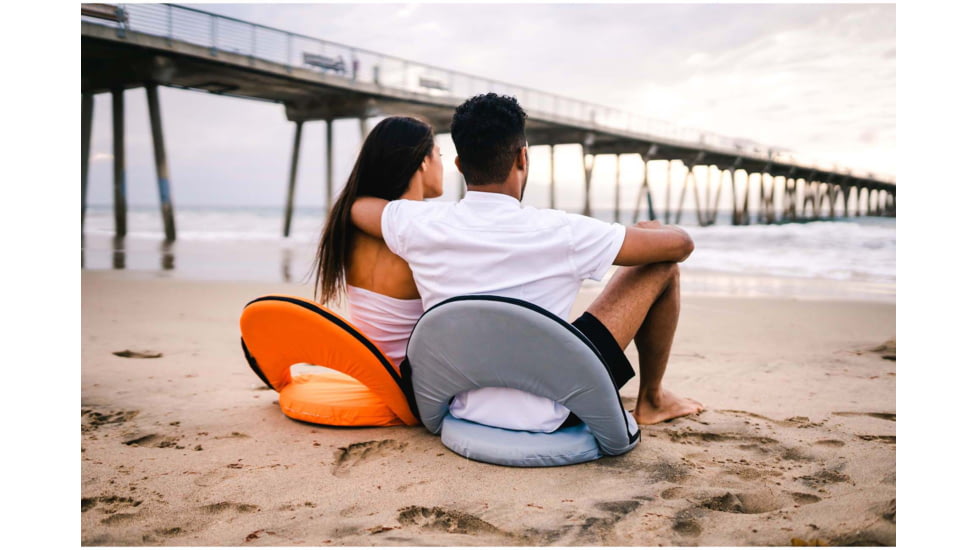 Stansport Aluminum Beach / Camp / Sport Chair, Gray, Gray, G-6-25