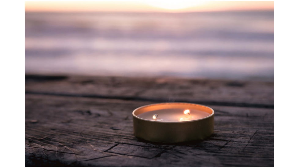 Stansport Survival Candle - 3-Wick, 18 hours, White, 135