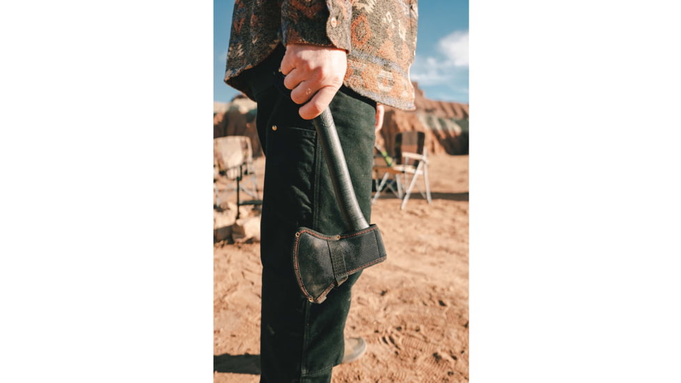 Stansport Survival Hatchet w/ Fiberglass Handle, 14in, Black, 16.25L x 5.25W x 1H, P-30