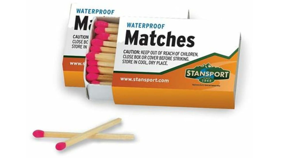 Stansport Waterproof Matches - Boxed - Bulk Pack, 349-B