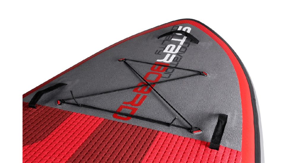 Starboard River Deluxe Lightweight Croc Skin Texture Paddle Board, Red / Black, 9ft 6in, 2011180601001