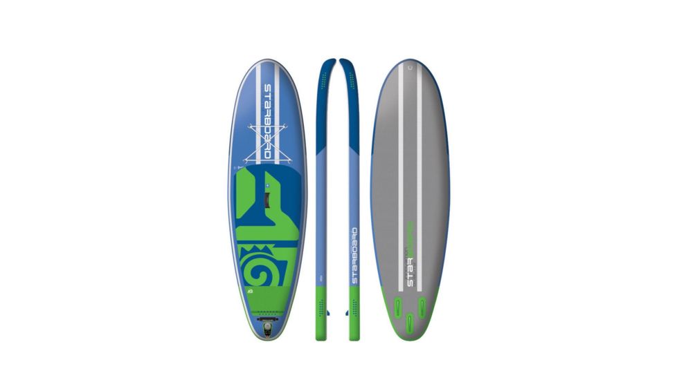 Starboard Whopper Deluxe Dc Lightweight Croc Skin Texture Paddle Board, Blue/Green, 10ft 0in, 2012180601003