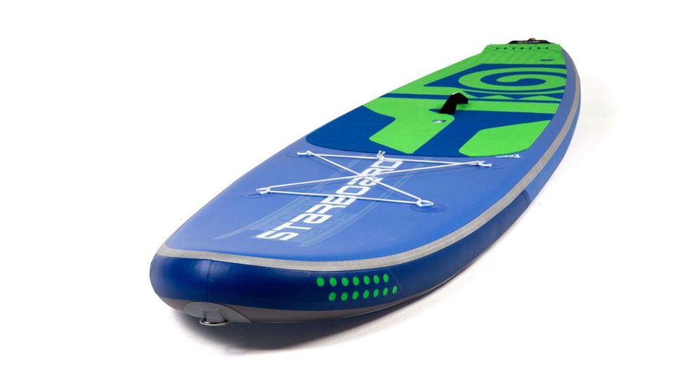Starboard Whopper Deluxe Dc Lightweight Croc Skin Texture Paddle Board, Blue/Green, 10ft 0in, 2012180601003