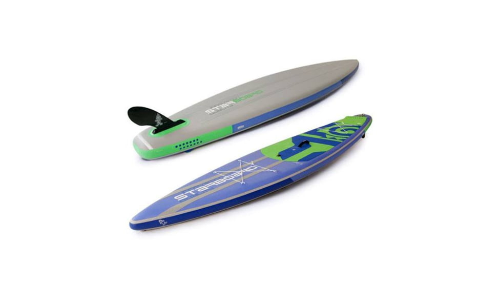 Starboard Touring Zen Inflatable Lightweight Croc Skin Texture Paddle Board, Blue / Green, 12ft 6in, 2024180601001