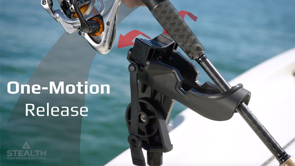 Stealth QR1-MM Quick Release Rod Holder With Multi Mount Base, QR1-MM