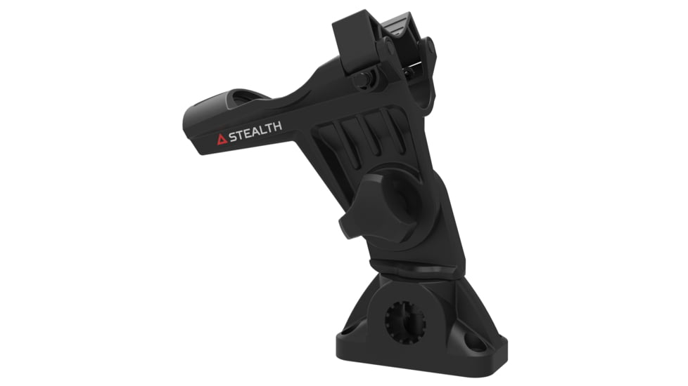 Stealth Rod Holders Qr2 Rod Holder With Mulit Mount Base, Black, QR2-MM