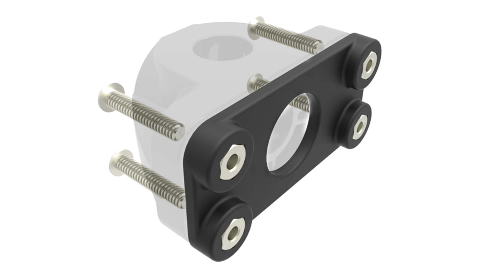 Stealth Rod Holders Backer Plate, Black, BPL1