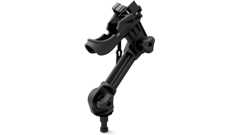 Stealth Rod Holders Qr1 Rod Holder With No Base And Extension, Black, QR1-NBX