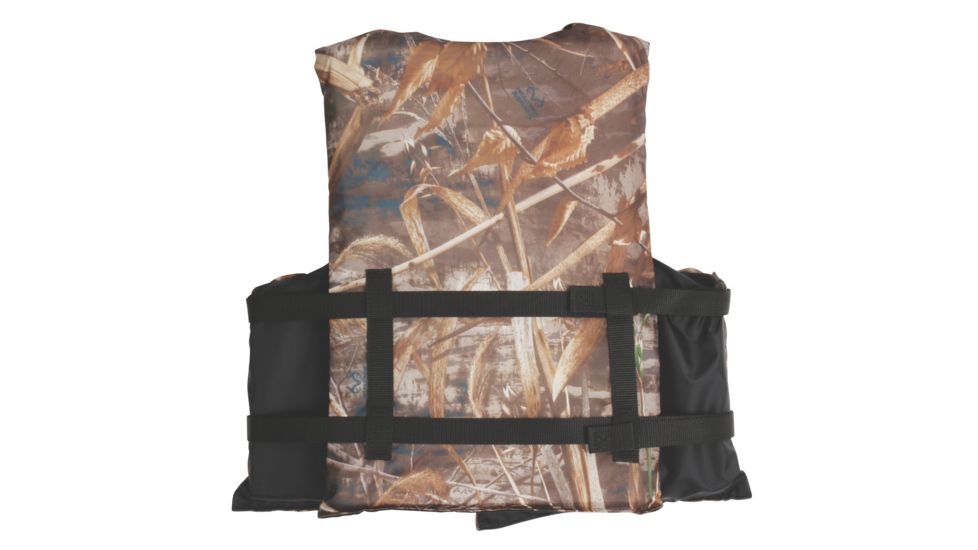 Stearns Pfd 2001 Adlut Boating Universal Camouflage Mx5, Camo, 3000003571