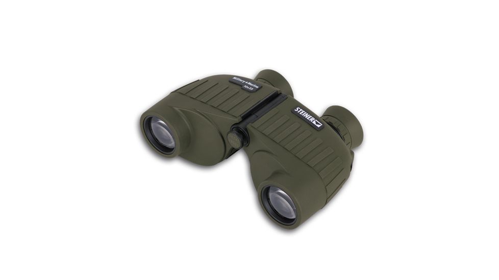 Steiner Military-Marine Binocular, 10x25mm, Mini-Porro Prism, OD Green, 2037