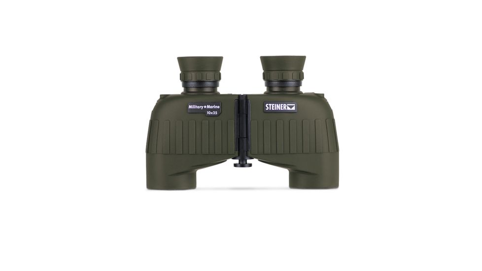 Steiner Military-Marine Binocular, 10x25mm, Mini-Porro Prism, OD Green, 2037