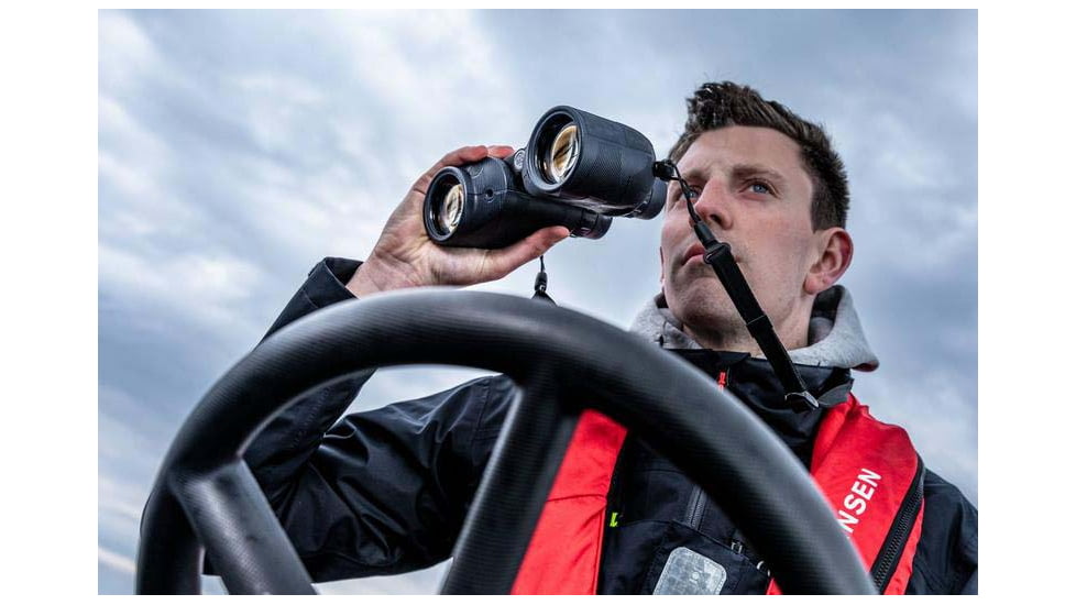 Steiner Navigator 7x50mm Floating Prism System Binoculars w/Compass, Rubber, Navy Blue, 2343