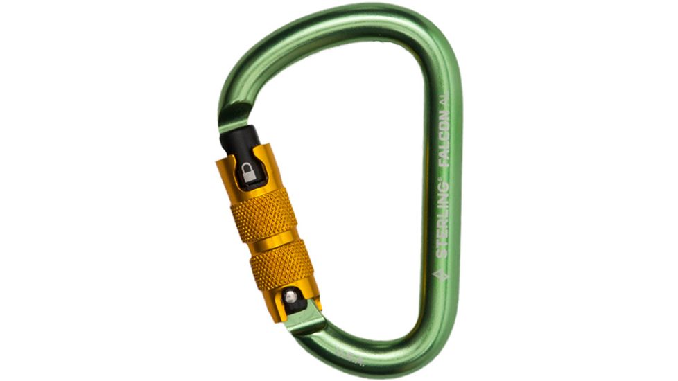 Sterling Falcon Autolock Pear Carabiners, Small, HWFALCONAL