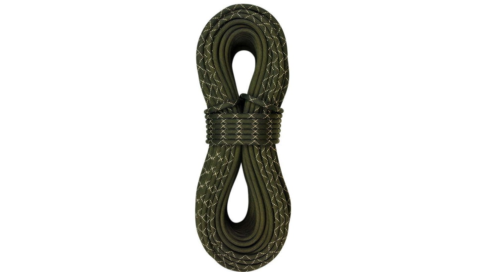 Sterling Fusion Nano IX DryXP 30M Climbing Rope, BiColor Olive Drab, 60 m, FN9252060