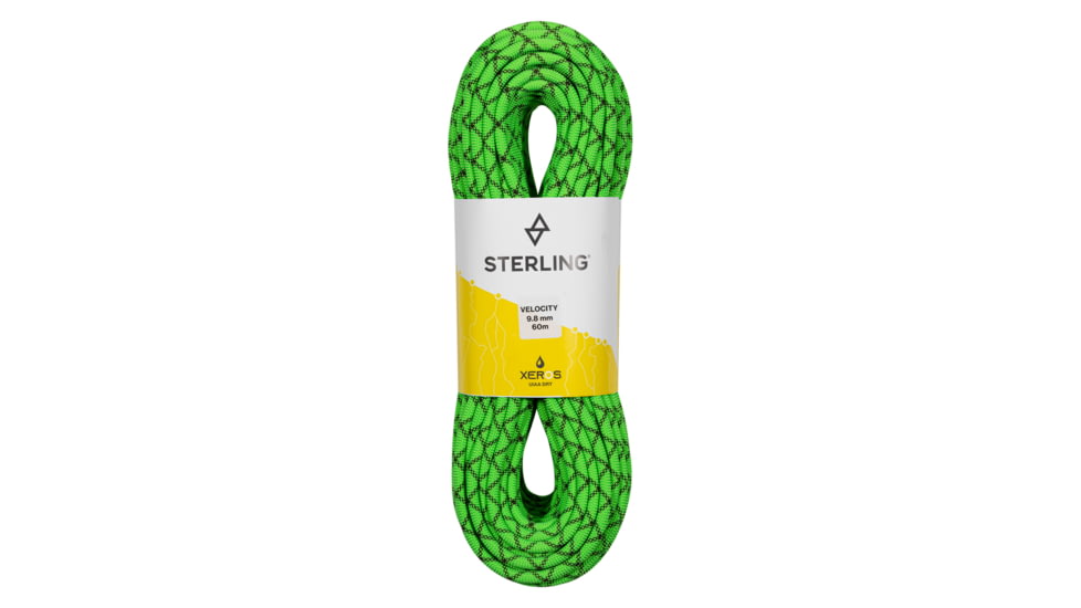 Sterling Velocity 9.8mm Xeros Rope, 40 m, Green, DV119AX040