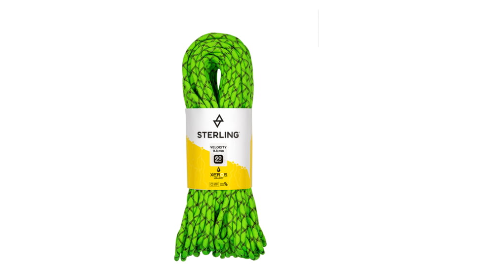 Sterling Xeros 9.8 Velocity Rope, Green, 50m, DV119AX050