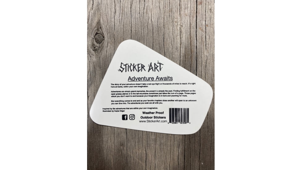 Sticker Art Adventure Awaits Stickers, 1
