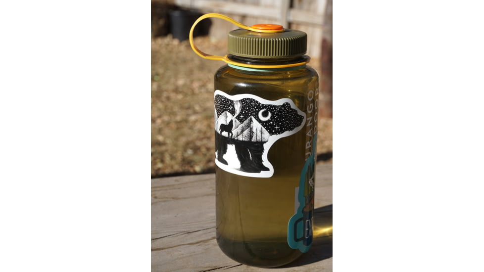 Sticker Art Bear and Wolf Sticker, 3