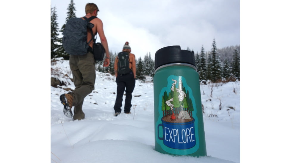Sticker Art Camping Cup Explore Sticker, 4