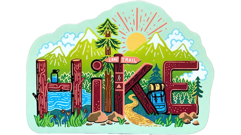 Sticker Art Hike Stikers, HIKE