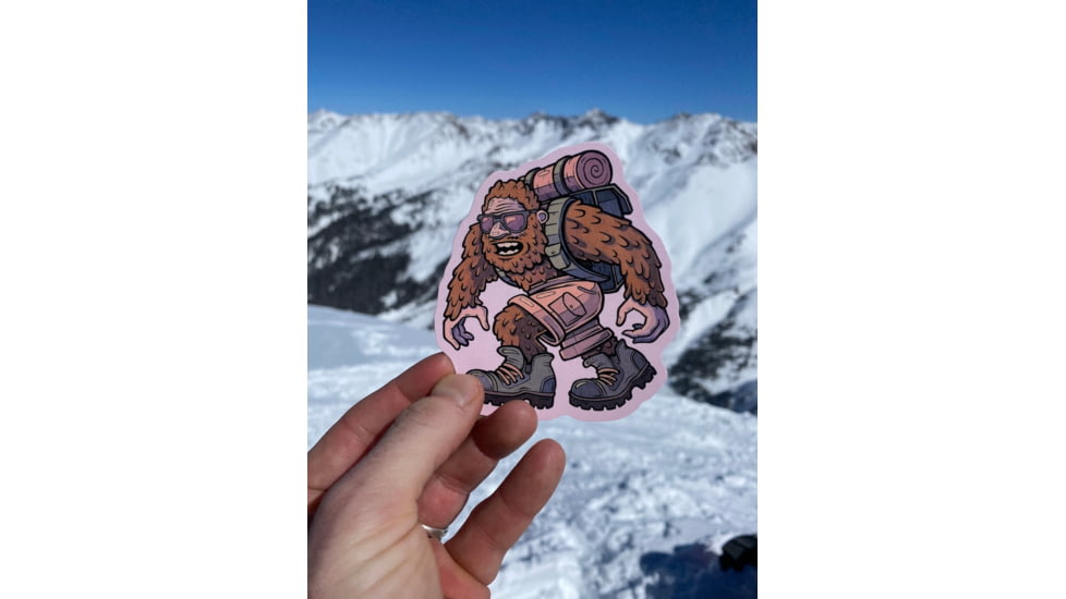 Sticker Art Sasquatch Camping Stikers, SASQUATCH CAMPING