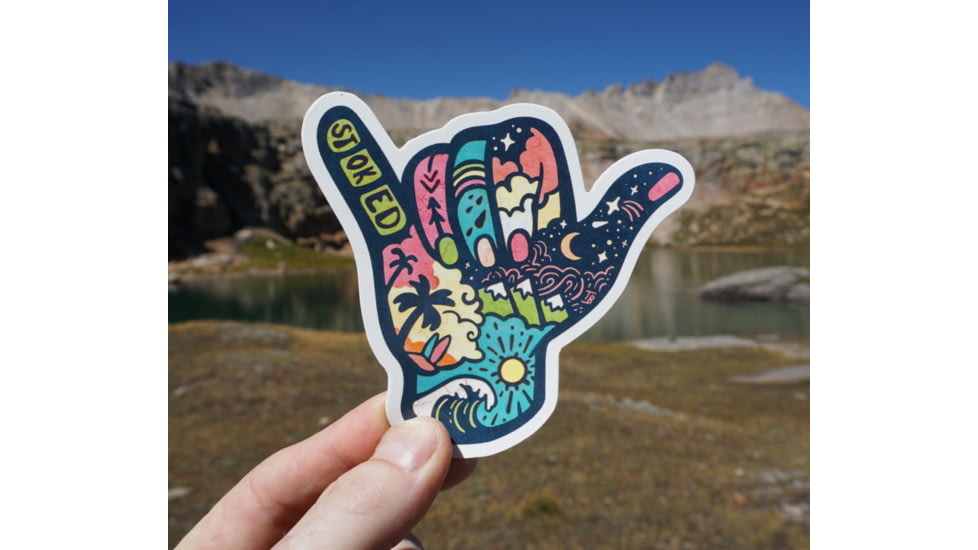 Sticker Art Stoked Stikers, STOKED