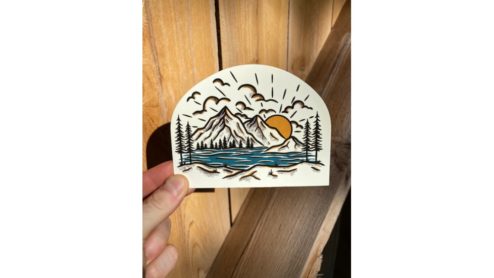 Sticker Art Sunrise Mountain Stikers, SUNRISE MOUNTAIN