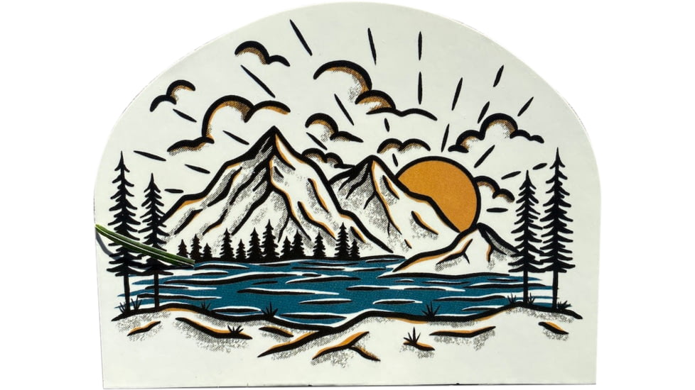 Sticker Art Sunrise Mountain Stikers, SUNRISE MOUNTAIN