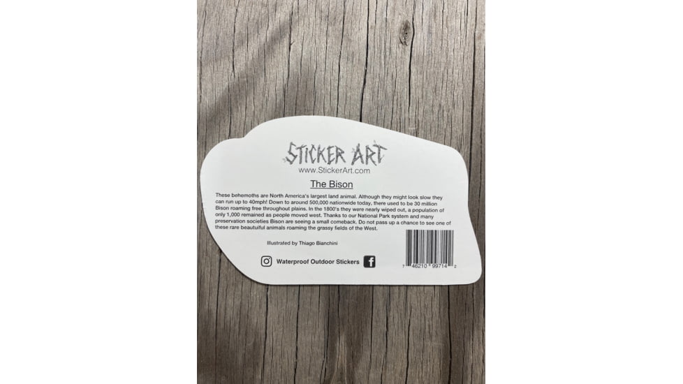 Sticker Art The Bison Stickers, 21