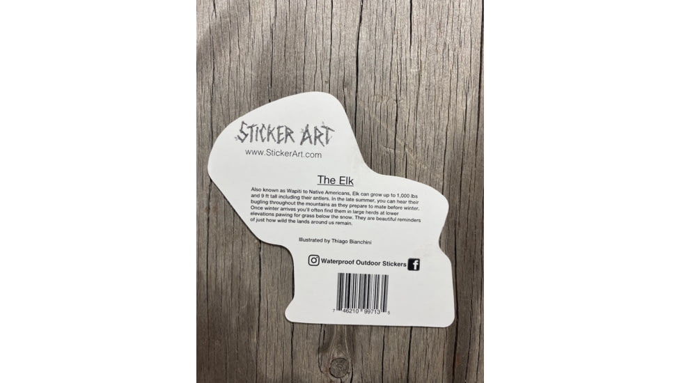 Sticker Art The Elk Stikers, 22