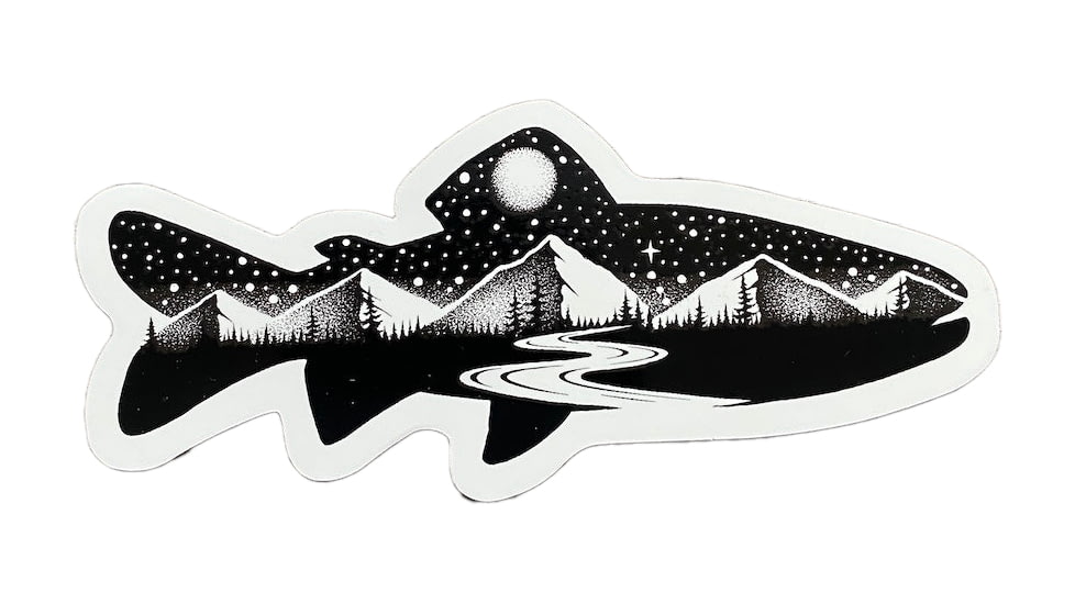 Sticker Art The Trout Stikers, THE TROUT