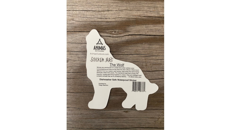 Sticker Art The Wolf Stikers, THE WOLF