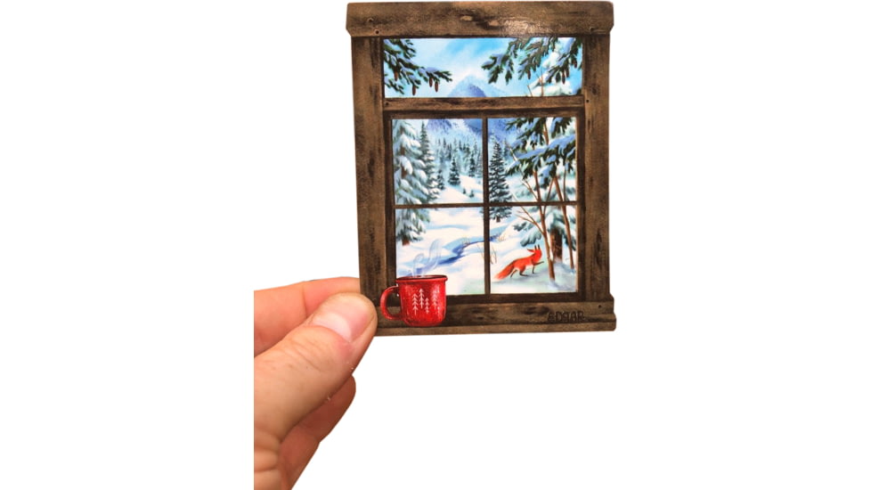 Sticker Art Wilderness Through A Window Stickers, WINDOW SUM