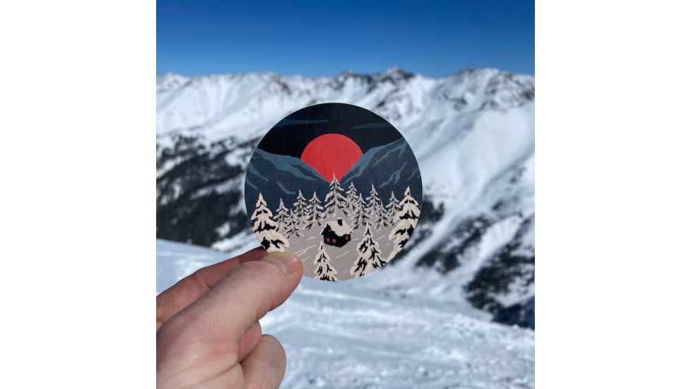 Sticker Art Winter Cottage Stikers, WINTER COTTAGE