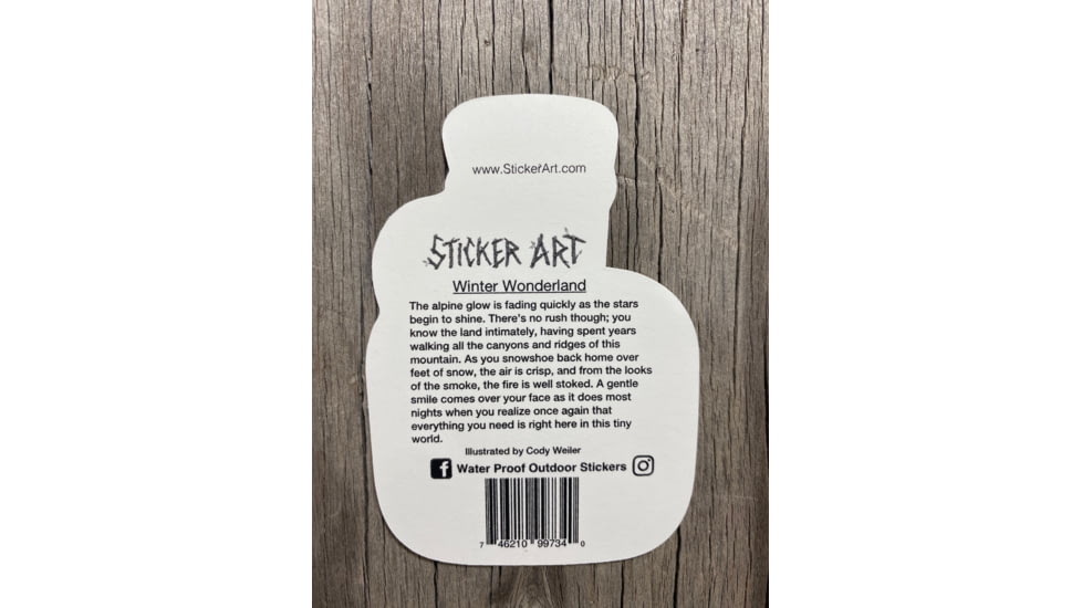 Sticker Art Winter Wonderland Stickers, WINTER