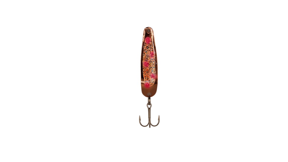 Stinger Scorpion Spoon Lightweight Trolling Spoon, 2.25in .1oz., #5 VMC Hooks, Uv Cotton Candy, XCU369