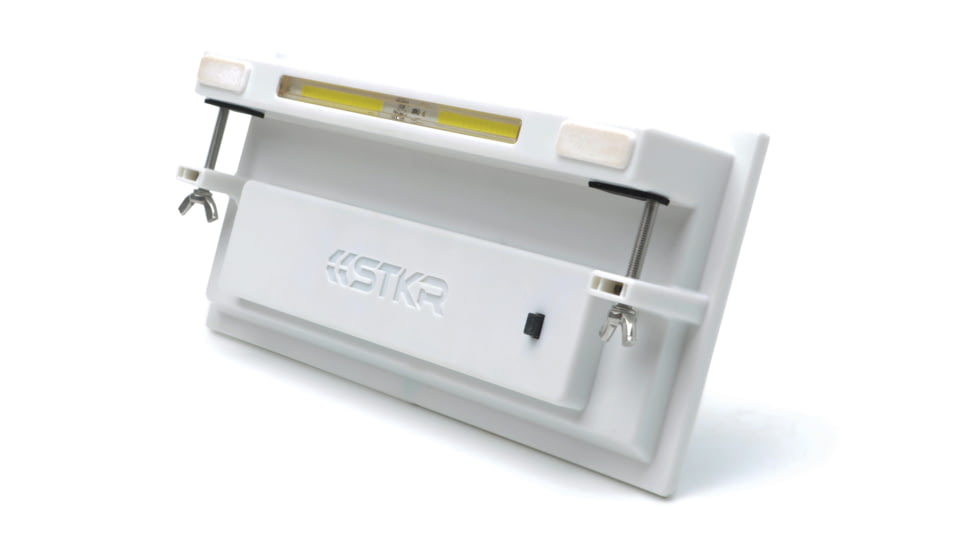 STKR Concepts EZ Home Security Solar Flood Lights, White, One Size, 14211