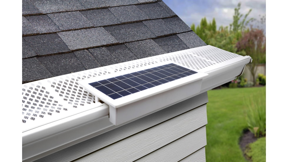 STKR Concepts EZ Home Security Solar Flood Lights, White, One Size, 14211