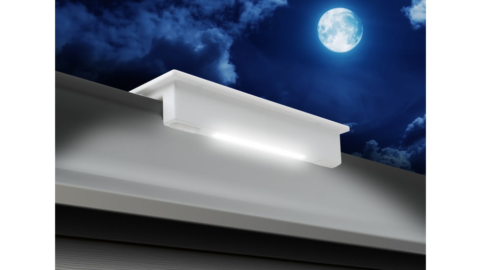 STKR Concepts EZ Home Security Solar Flood Lights, White, One Size, 14211