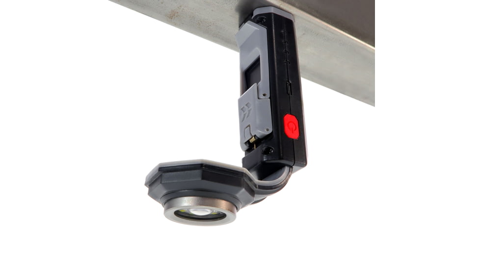 STKR Concepts FLEXIT 6.5 1x 18650 Lithium Rechargeable 1x CREE LED Pocket Light, 650 Lumens, Black/Grey, 00385