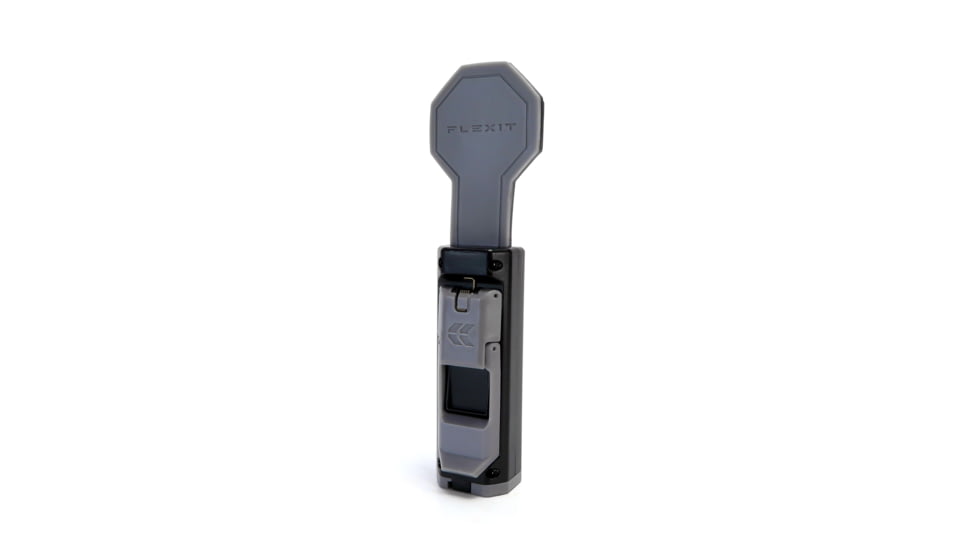 STKR Concepts FLEXIT 6.5 1x 18650 Lithium Rechargeable 1x CREE LED Pocket Light, 650 Lumens, Black/Grey, 00385