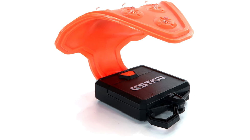 STKR Concepts FLEXIT AUTO Roadside Flashlight Safety Combo Kit - A 200 Lumen, 3x AA Ultra-Flexible Roadside Safety LED Flashlight &amp; High-Vis Safety Vest, Orange, 00388