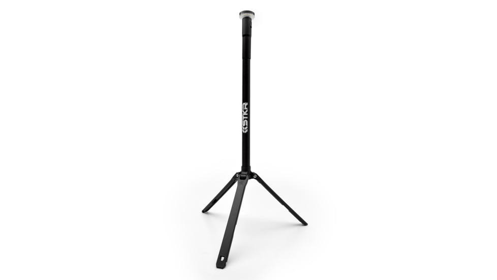 STKR Concepts FLi Telescoping Area Light, 6.5 ft Extension, Rechargeable, Black, 14206